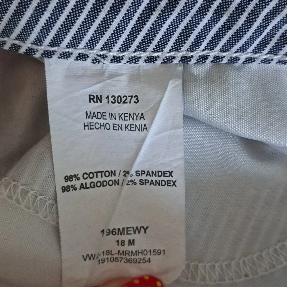 Pinstriped Shorts | Size 18 - Picture 6 of 7